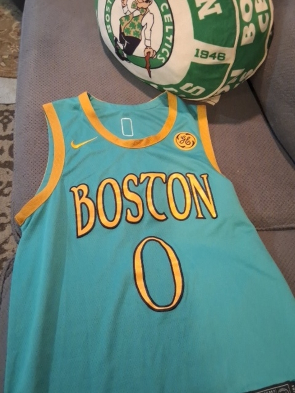 Boston Celtics NBA Tatum Unbranded Jersey Men’s -Size Large